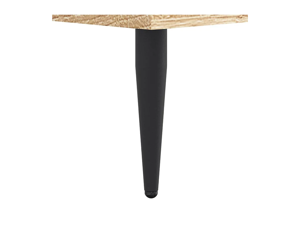 Lit double | Lit adulte | Cadre de lit chêne sonoma 200x200 cm