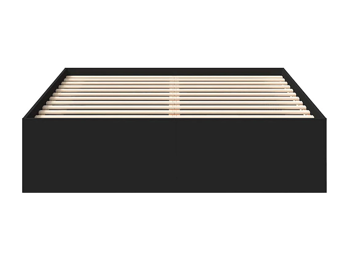 Lit double | Lit adulte | Cadre de lit noir 160x200 cm