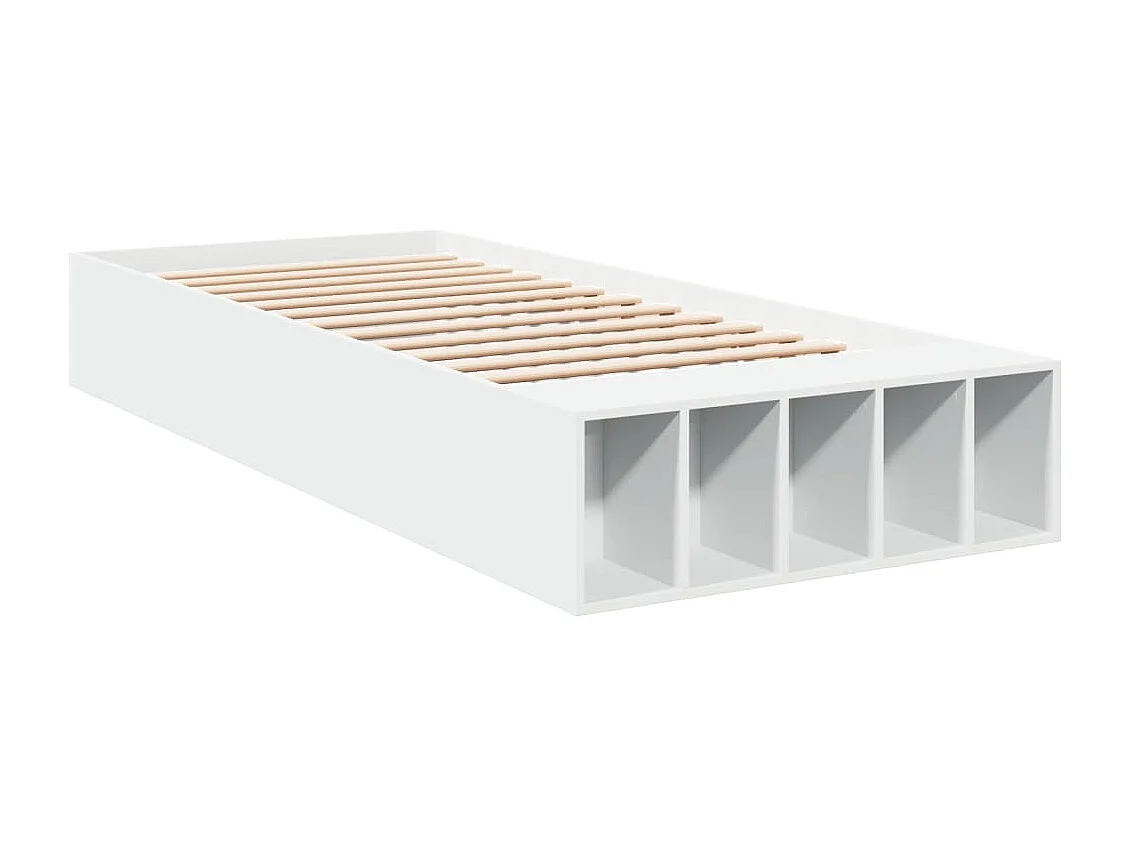 Lit simple | Lit adulte, enfant | Cadre de lit blanc 90x200 cm