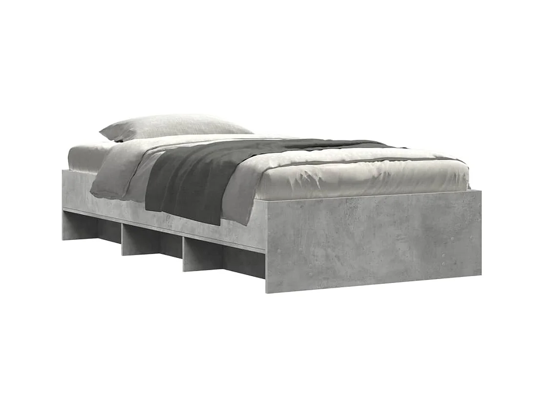 Lit simple | Lit adulte, enfant | Cadre de lit sonoma gris 90x200 cm