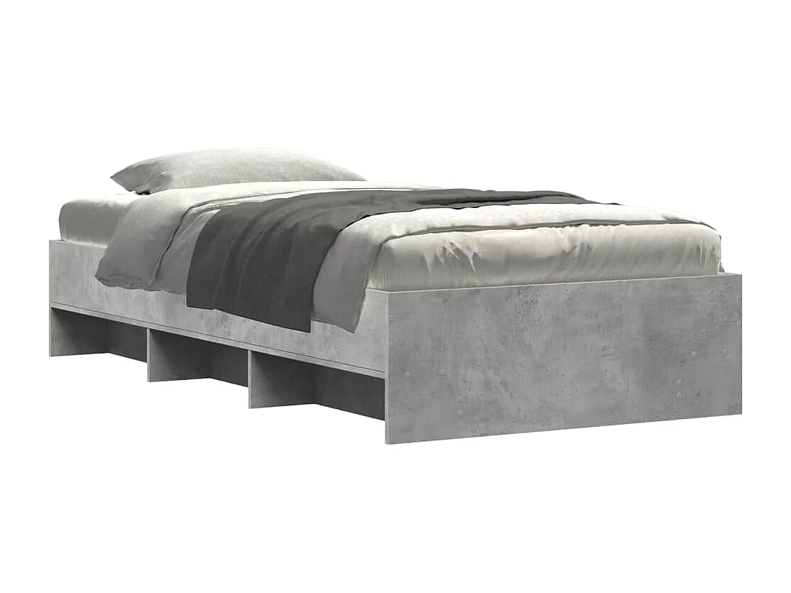 Lit simple | Lit adulte, enfant | Cadre de lit sonoma gris 90x200 cm