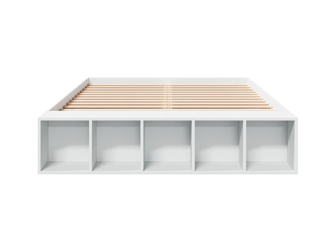 Lit double | Lit adulte | Cadre de lit blanc 135x190 cm