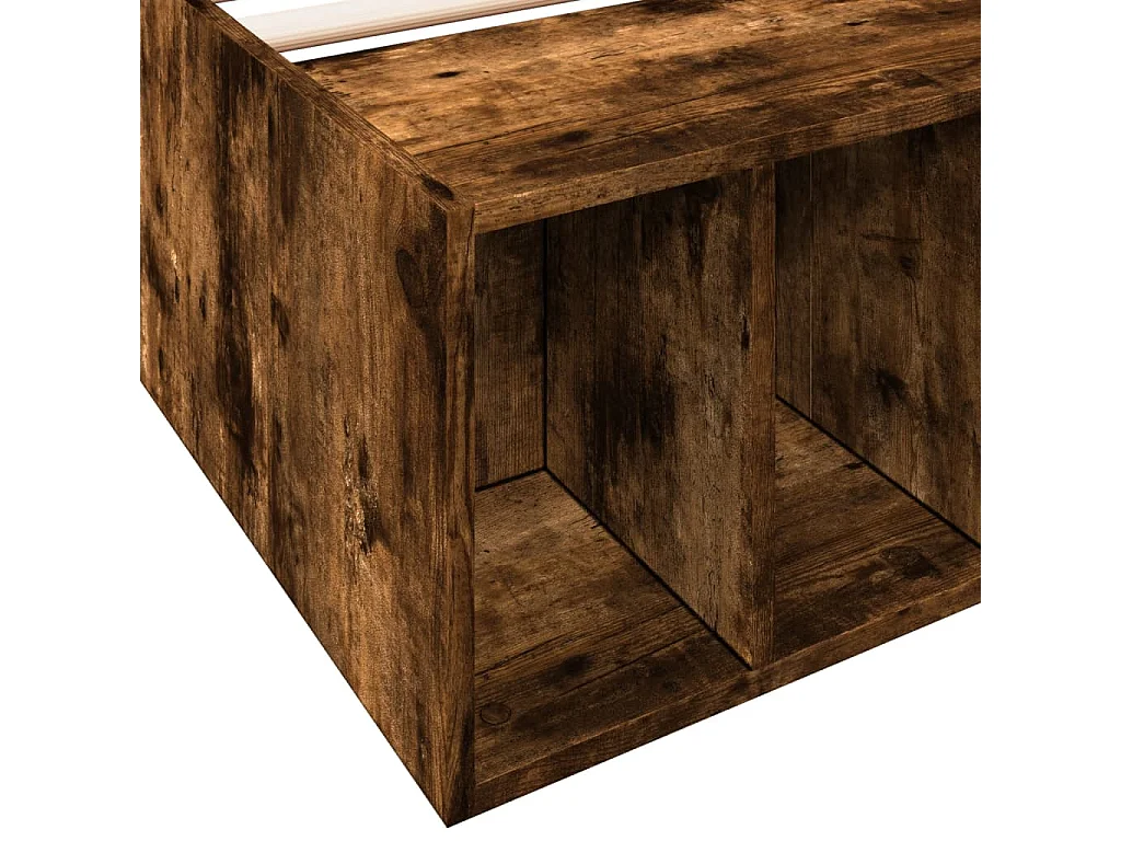 Lit simple | Lit adulte, enfant | Cadre de lit chêne fumé 90x190 cm