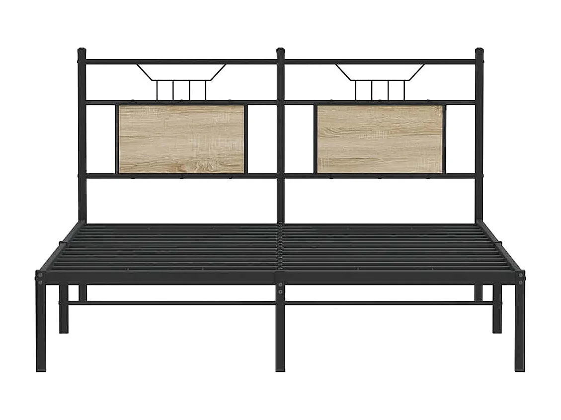 Lit double | Lit adulte | Cadre de lit chêne sonoma 140x200 cm