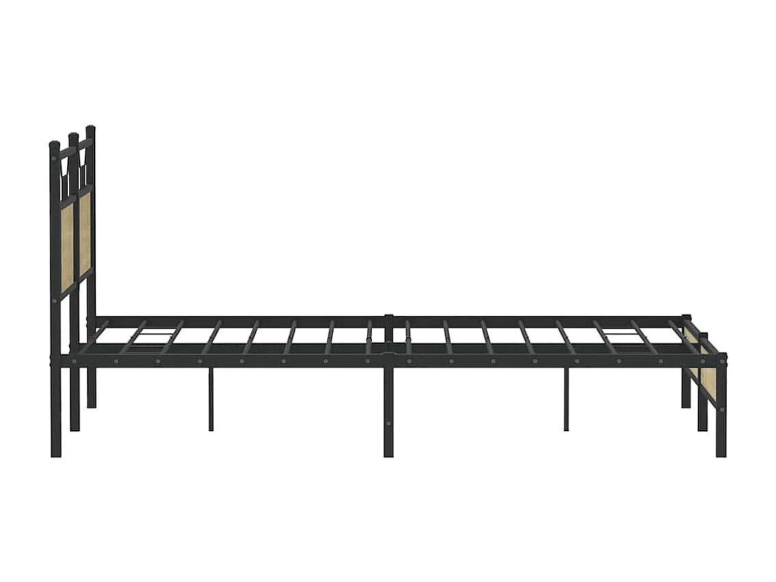 Lit double | Lit adulte | Cadre de lit chêne sonoma 150x200 cm