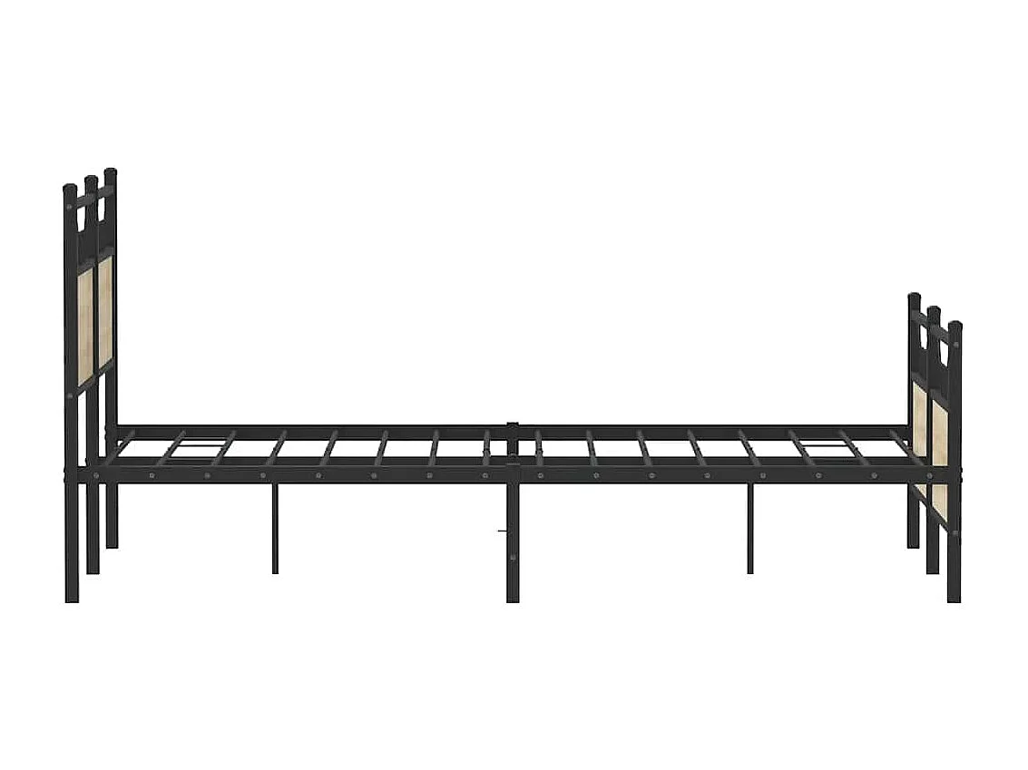 Letto per adulti | Letto singolo | Giroletto senza Materasso Rovere Sonoma 120x200cm in Truciolato