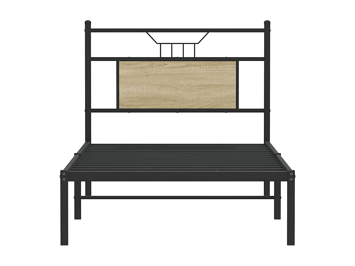 Lit simple | Lit adulte, enfant | Cadre de lit chêne sonoma 75x190 cm