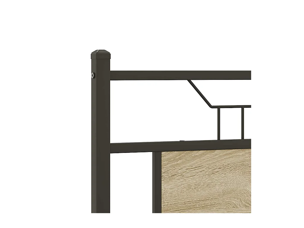 Lit double | Lit adulte | Cadre de lit chêne sonoma 140x190 cm