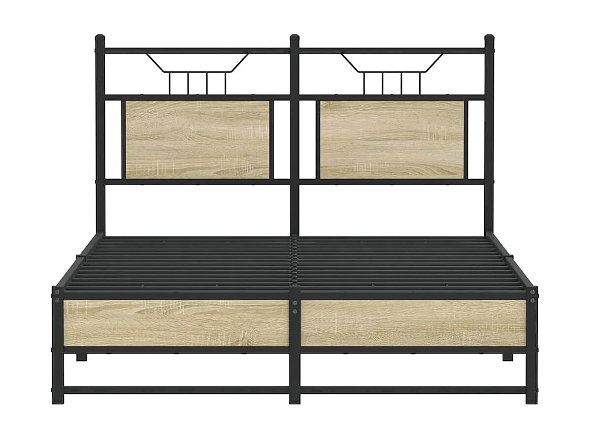 Lit simple | Lit adulte, enfant | Cadre de lit chêne sonoma 120x190 cm