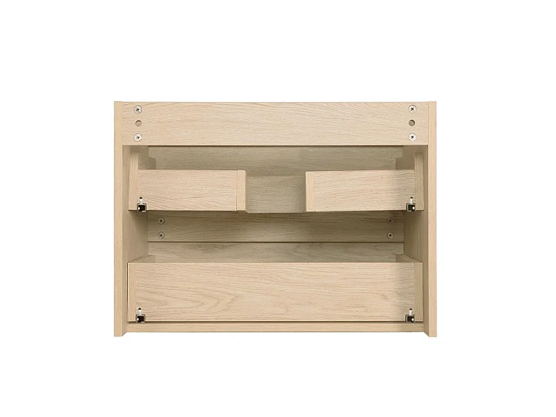 SORRENTO wastafelmeubelset met één wastafel 60 cm + kraan + spiegel