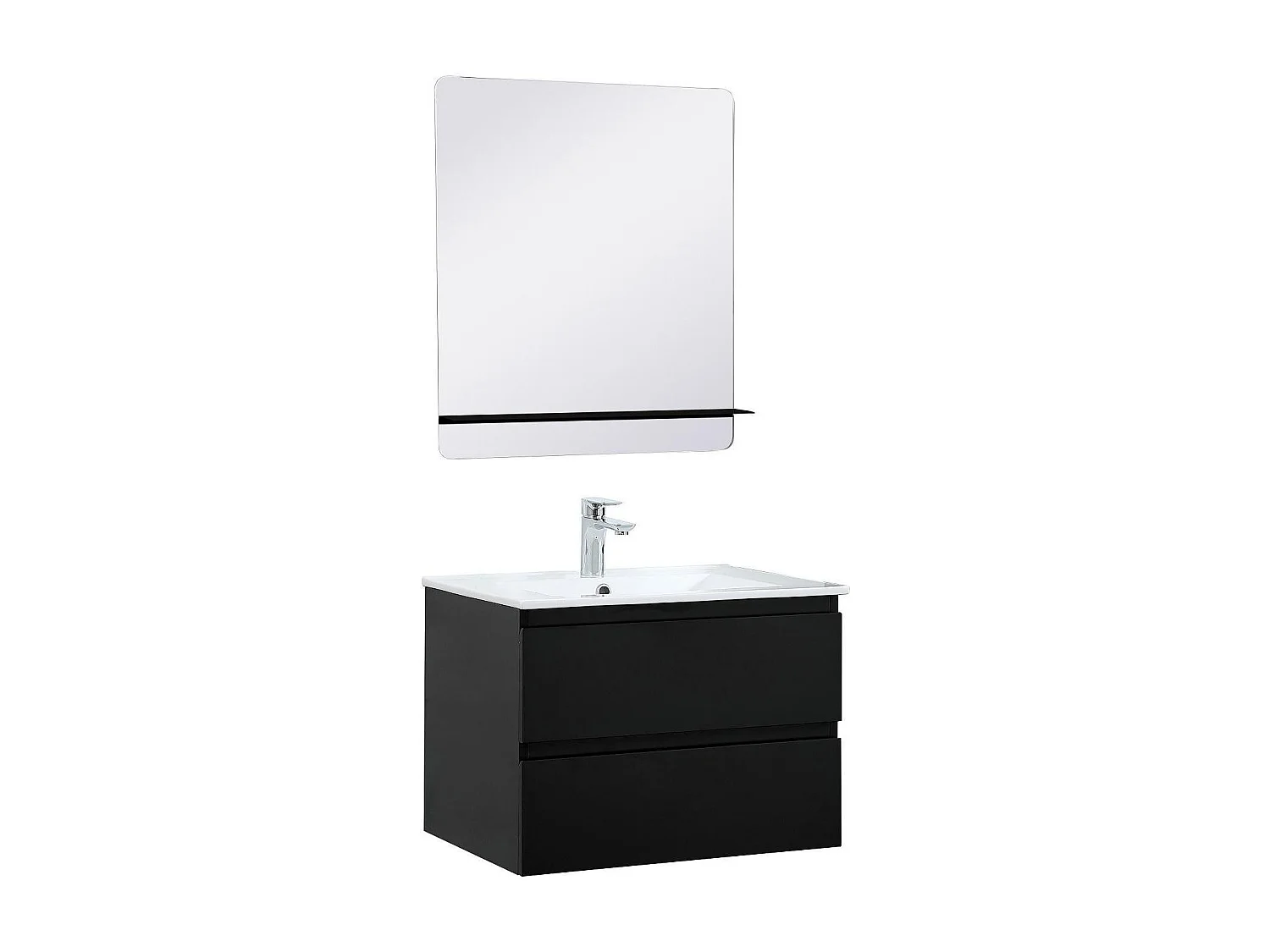 Conjunto mueble lavabo 60 cm + grifo + espejo SORRENTO