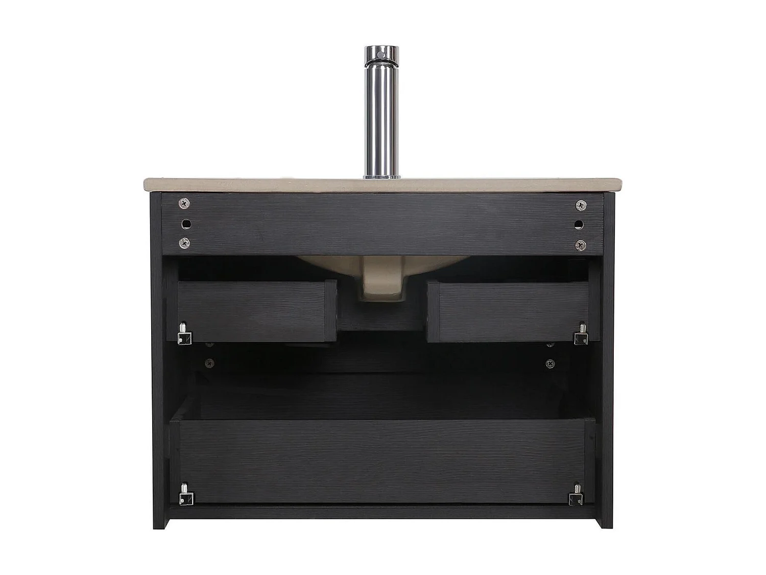 Conjunto mueble lavabo 60 cm + grifo + espejo SORRENTO