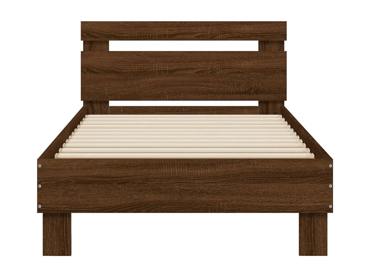 Lit simple | Lit adulte, enfant | Cadre de lit avec tête de lit 75x190 cm