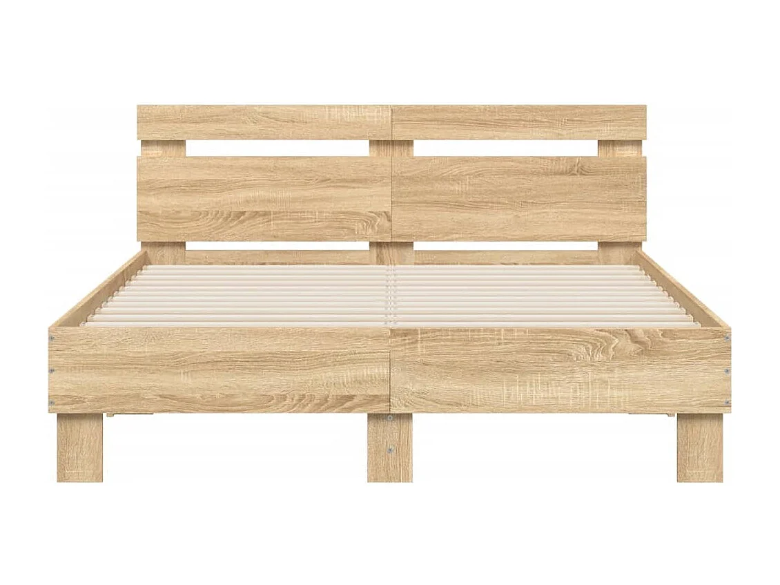 Lit simple | Lit adulte, enfant | Cadre de lit chêne sonoma 120x200 cm