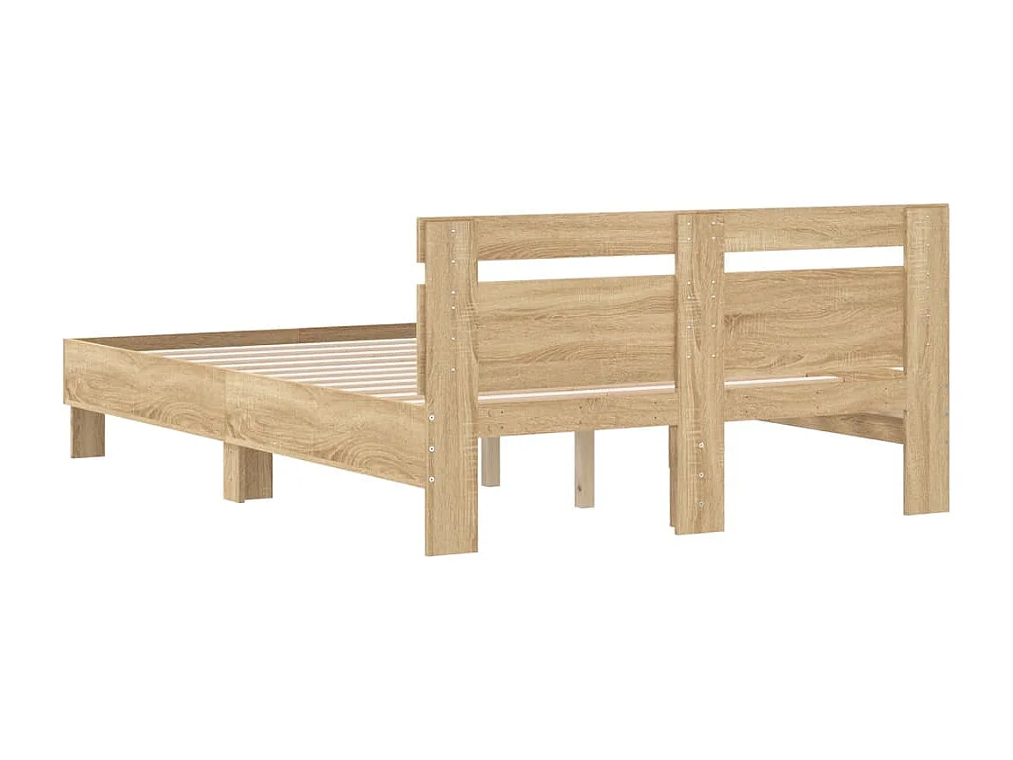Lit simple | Lit adulte, enfant | Cadre de lit chêne sonoma 120x200 cm