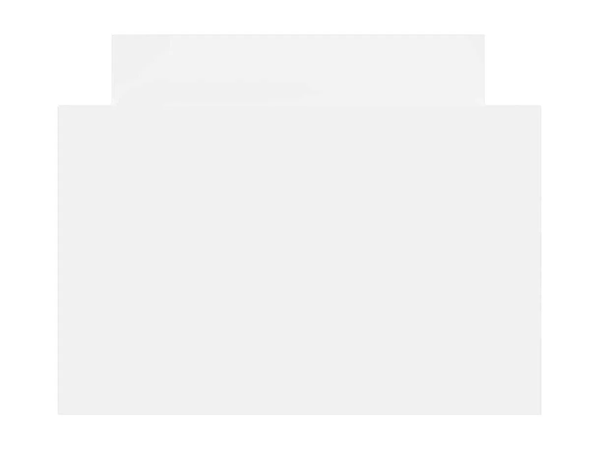 Lit simple | Lit adulte, enfant | Cadre de lit blanc 100x200 cm