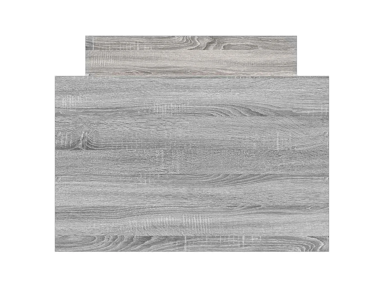 Lit simple | Lit adulte, enfant | Cadre de lit sonoma gris 90x190 cm