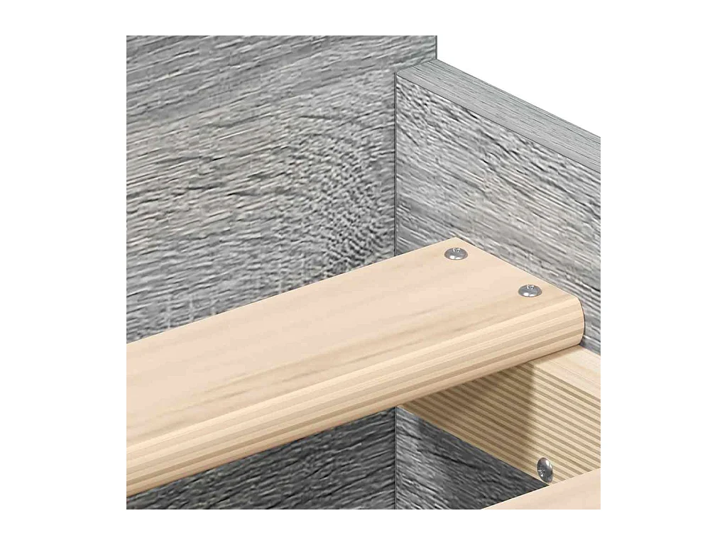 Lit simple | Lit adulte, enfant | Cadre de lit sonoma gris 90x190 cm