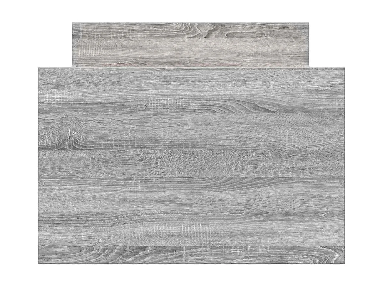 Lit simple | Lit adulte, enfant | Cadre de lit sonoma gris 90x190 cm