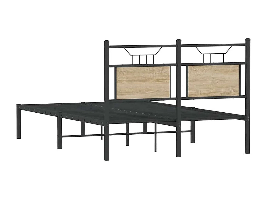 Lit simple | Lit adulte, enfant | Cadre de lit chêne sonoma 120x200 cm