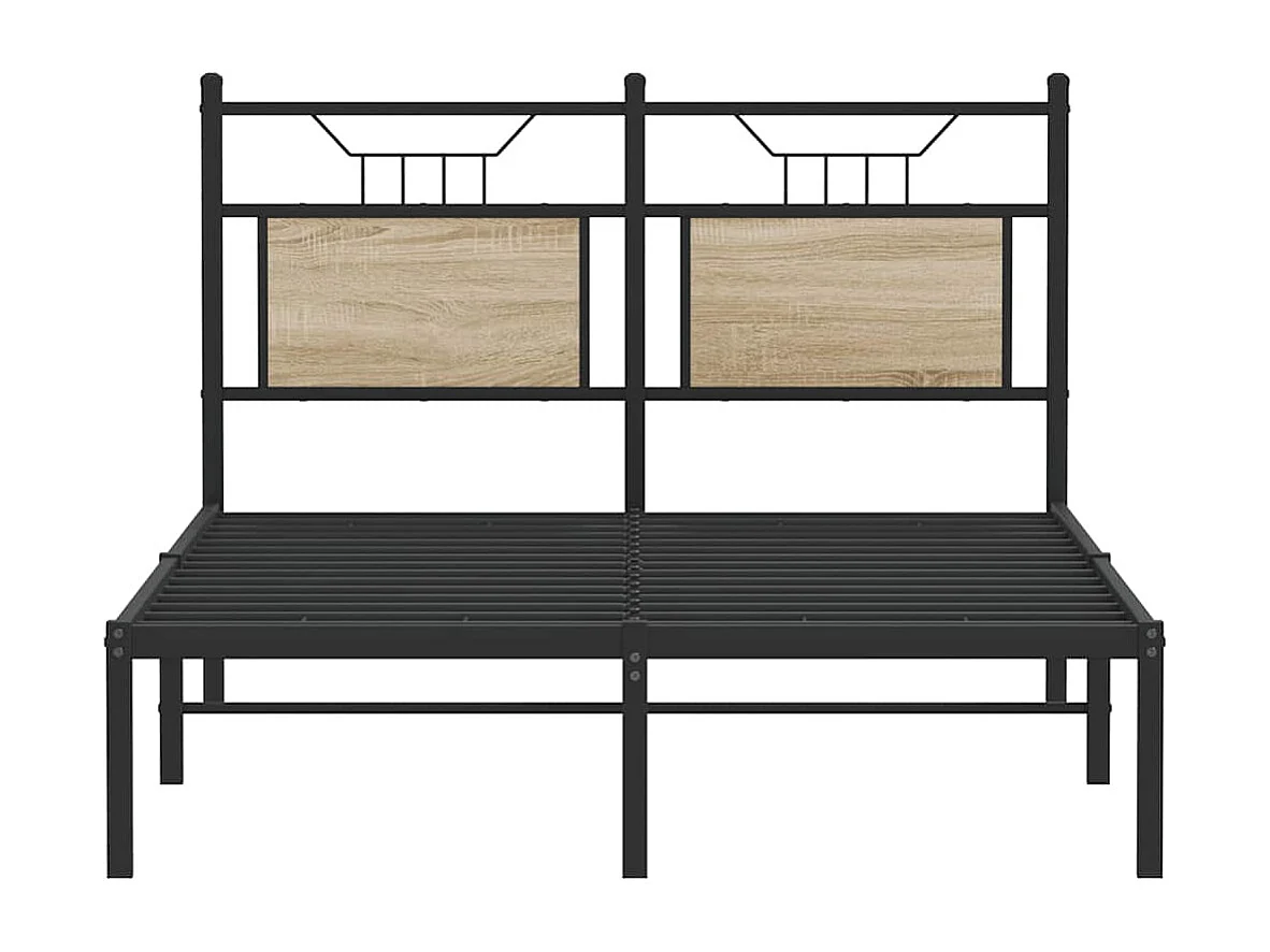 Lit simple | Lit adulte, enfant | Cadre de lit chêne sonoma 120x200 cm