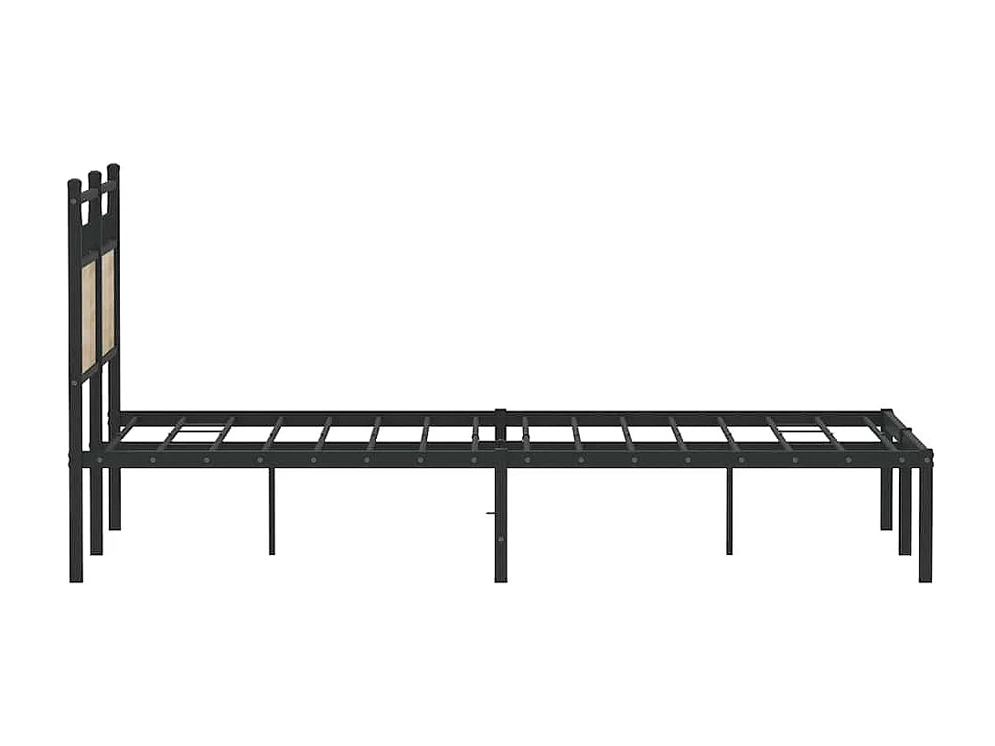 Lit simple | Lit adulte, enfant | Cadre de lit chêne sonoma 120x200 cm