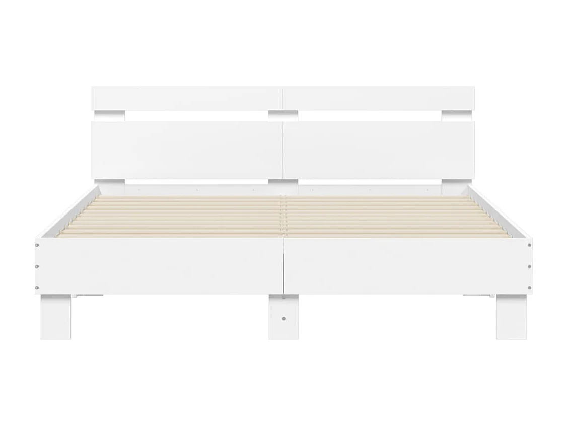 Lit double | Lit adulte | Cadre de lit blanc 140x200 cm