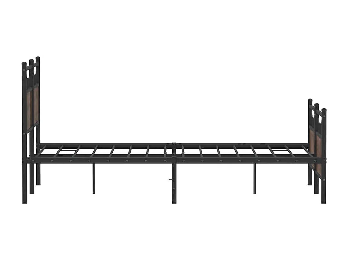 Lit simple | Lit adulte, enfant | Cadre de lit chêne marron 120x200 cm