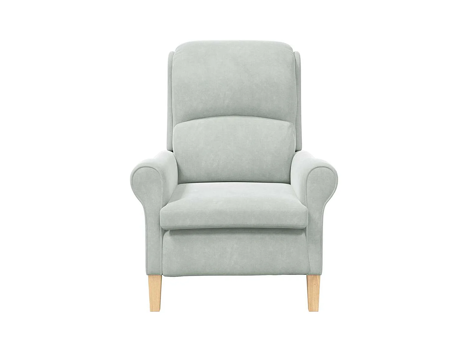 Sillón de salón | Silla de relax | Sillón Gris claro 76x94x102 cm Terciopelo SHL5624