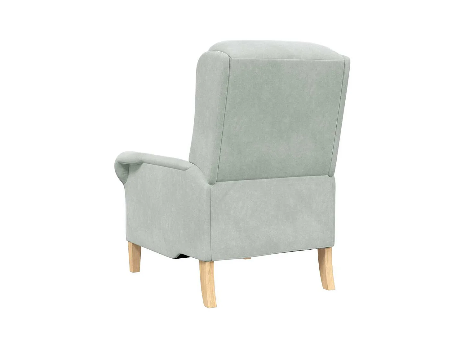 Sillón de salón | Silla de relax | Sillón Gris claro 76x94x102 cm Terciopelo SHL5624