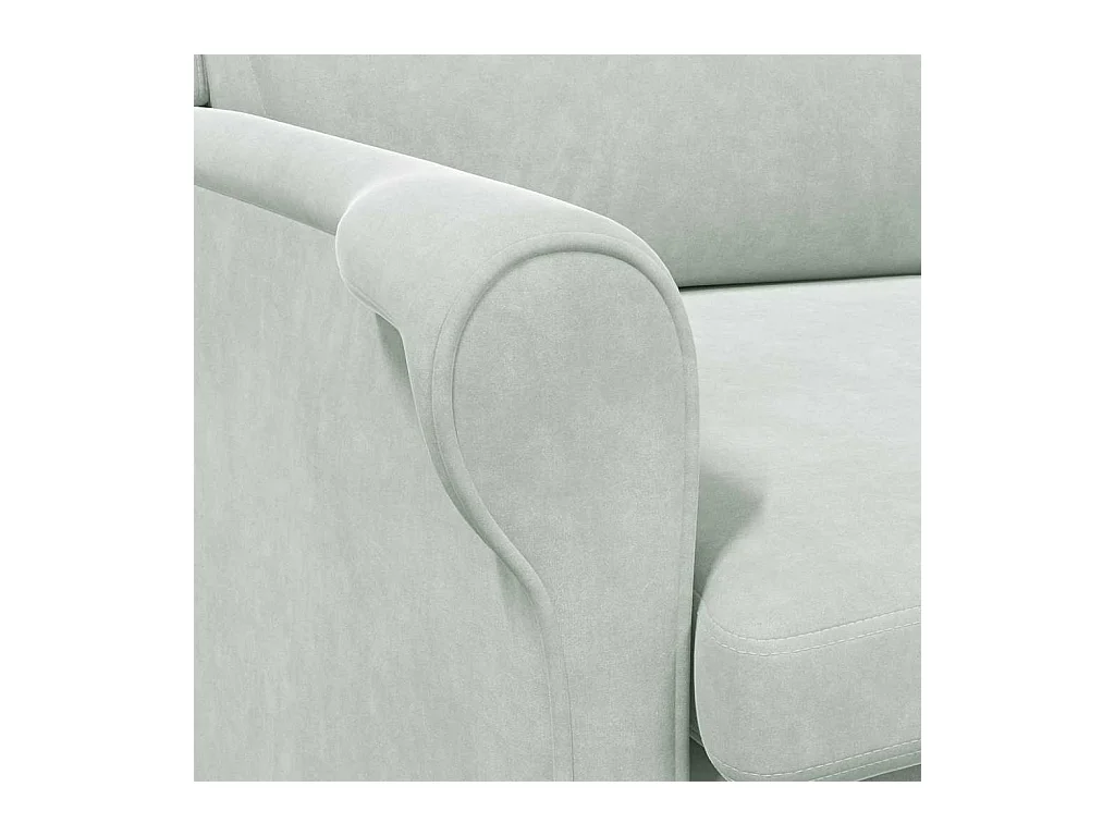 Sillón de salón | Silla de relax | Sillón Gris claro 76x94x102 cm Terciopelo SHL5624