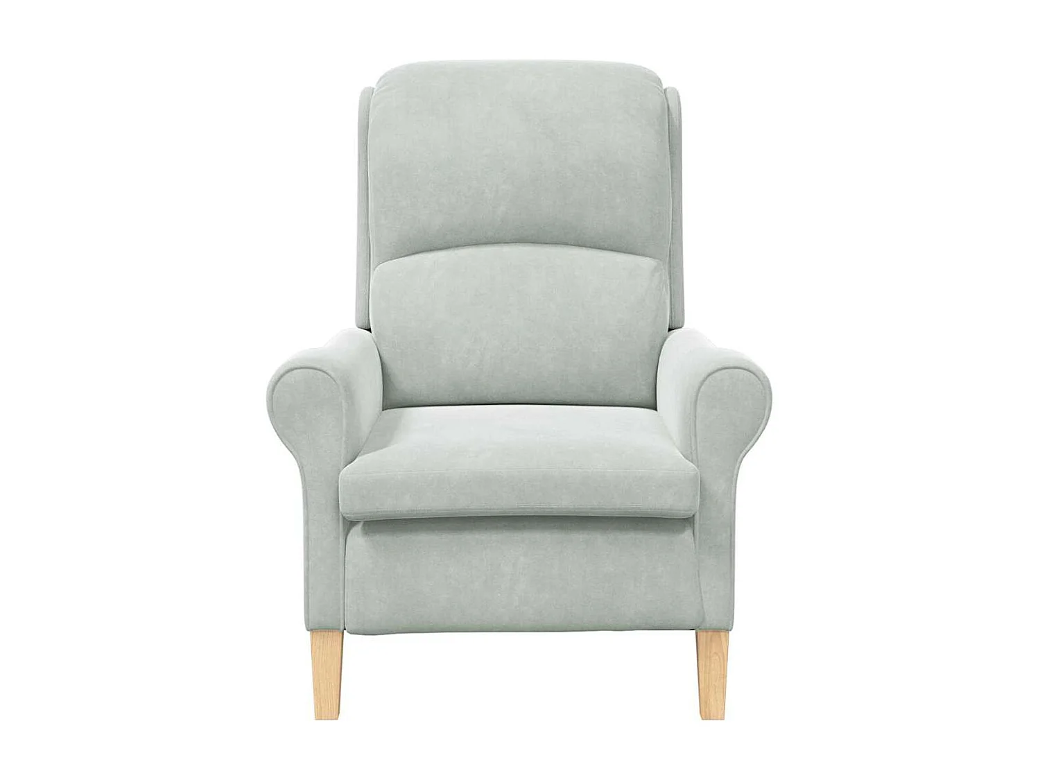 Fauteuil de Salon-Chaise de relax Gris clair 76x94x102 cm Velours SHL1801