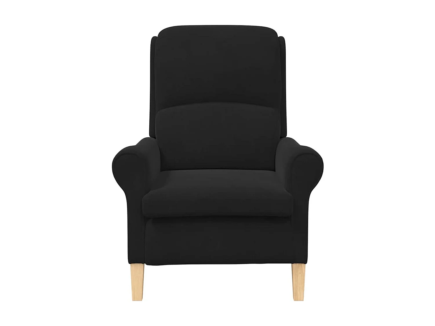 Relaxsessel-Lounge Sessel Schwarz 76x94x102 cm Samt SHL49835