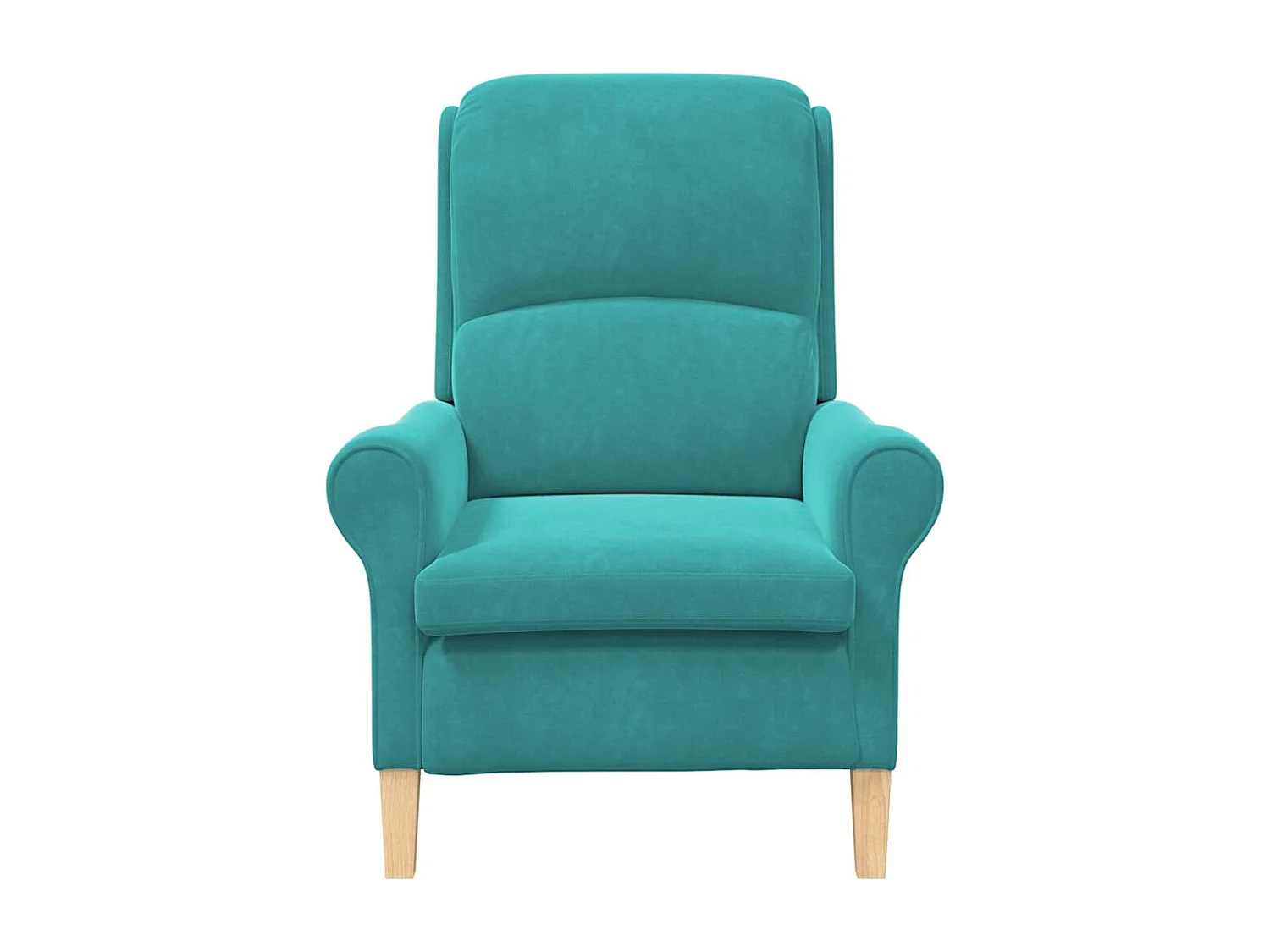 Fauteuil de Salon-Chaise de relax Turquoise 76x94x102 cm Velours SHL5323