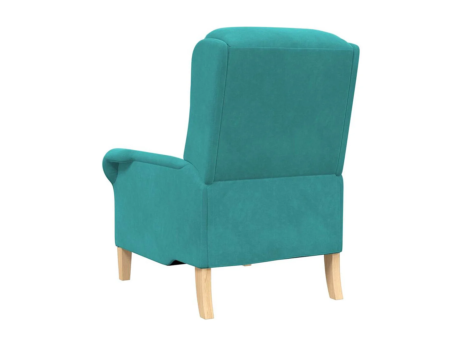 Fauteuil de Salon-Chaise de relax Turquoise 76x94x102 cm Velours SHL5323