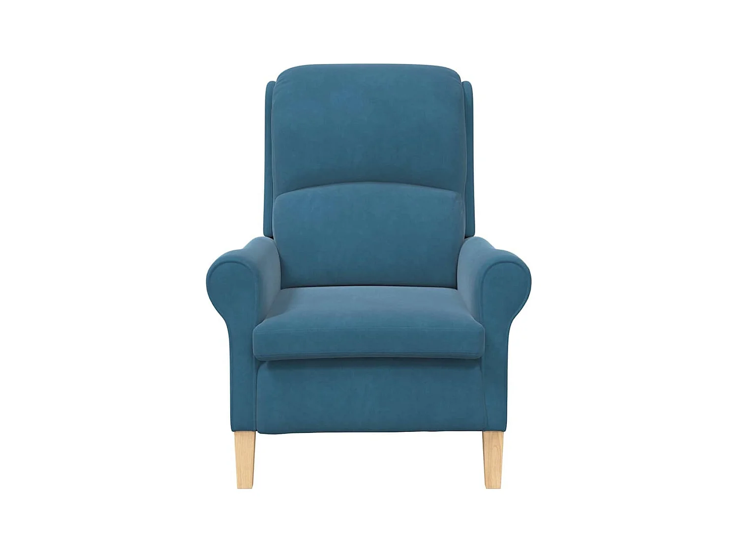 Sillón de salón | Silla Relax Azul 76x94x102 cm Terciopelo SHL5626