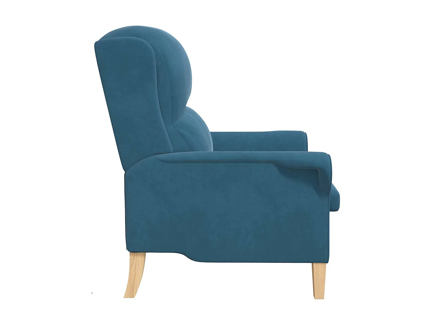 Relaxsessel-Lounge Sessel Blau 76x94x102 cm Samt SHL45779