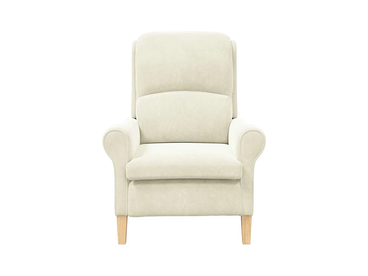 Sillón de salón | Silla de relax Crema 76x94x102 cm Terciopelo SHL7875