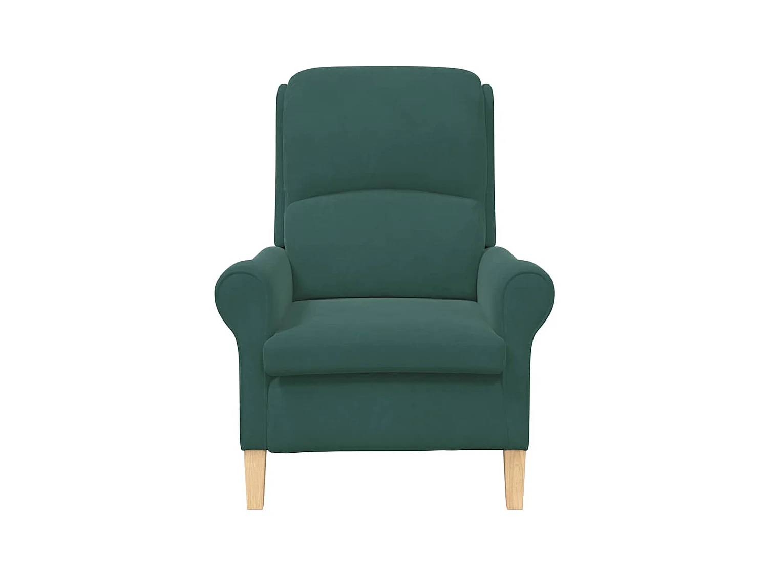 Sillón de relax | Sillón Verde oscuro 76x94x102 cm Terciopelo SHL8422