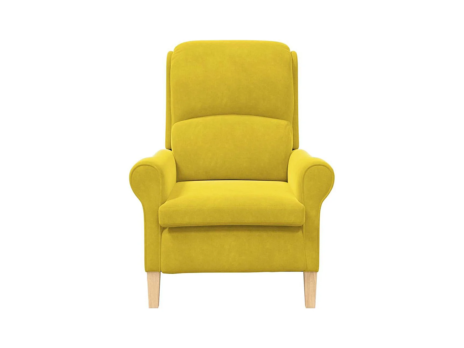 Sillón de salón | Silla Relax Amarillo 76x94x102 cm Terciopelo SHL9360