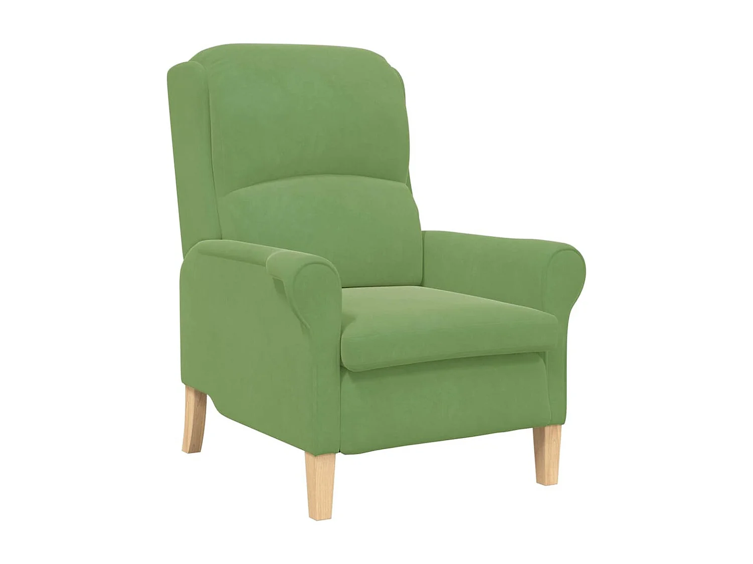 Sillón de relax | Sillón Verde claro 76x94x102 cm Terciopelo SHL7587