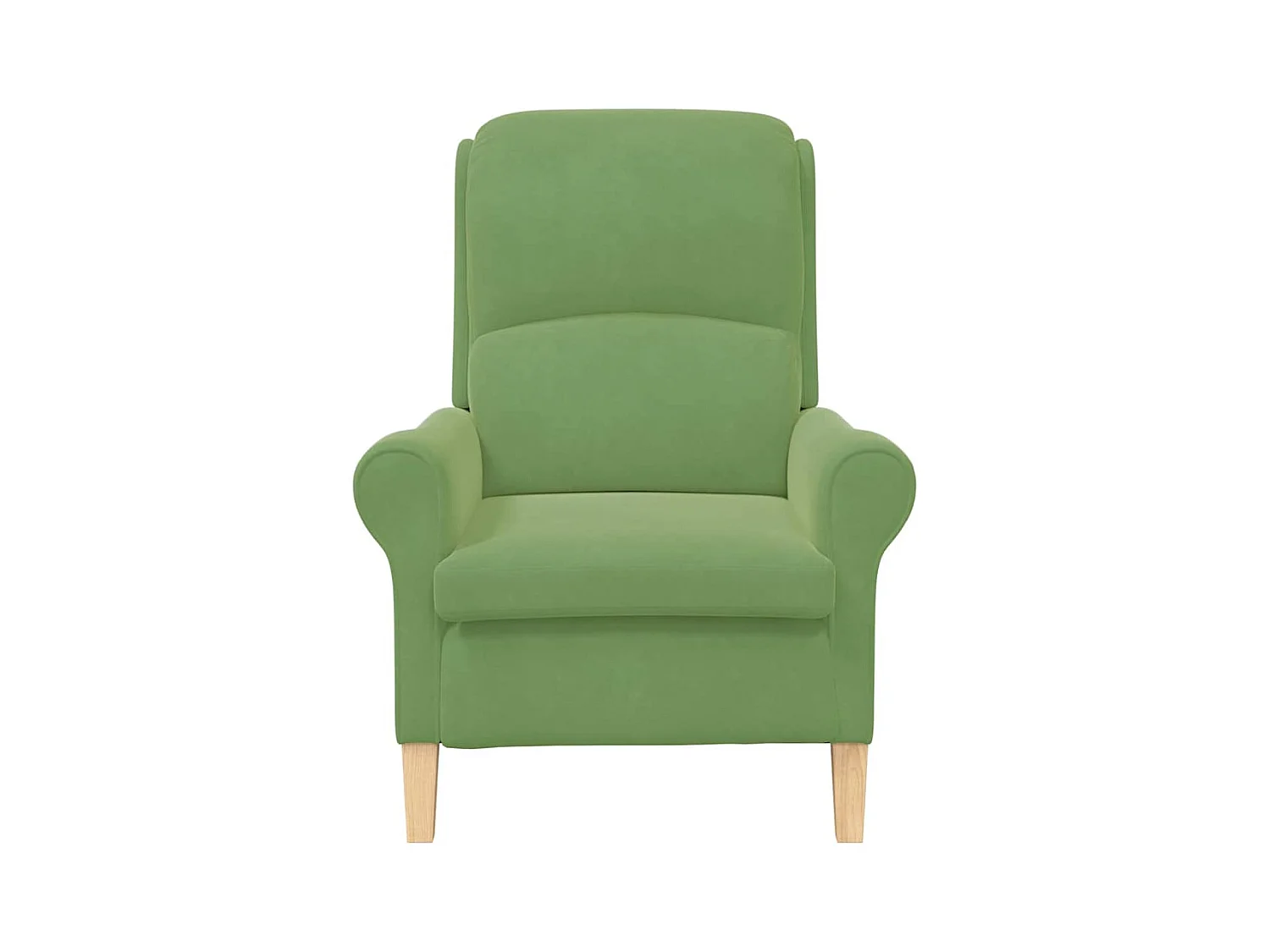 Sillón de relax | Sillón Verde claro 76x94x102 cm Terciopelo SHL7587