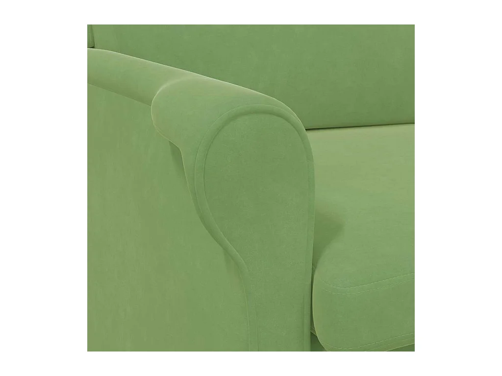 Sillón de relax | Sillón Verde claro 76x94x102 cm Terciopelo SHL7587