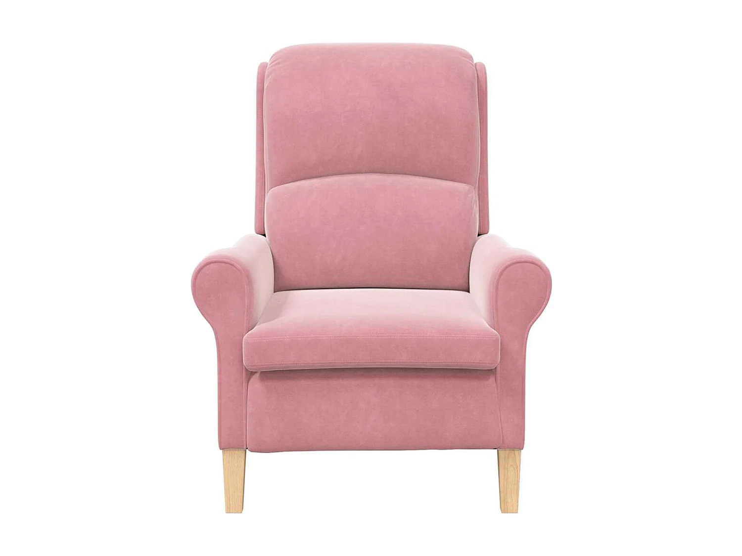 Fauteuil de Salon-Chaise de relax Rose 76x94x102 cm Velours SHL4660