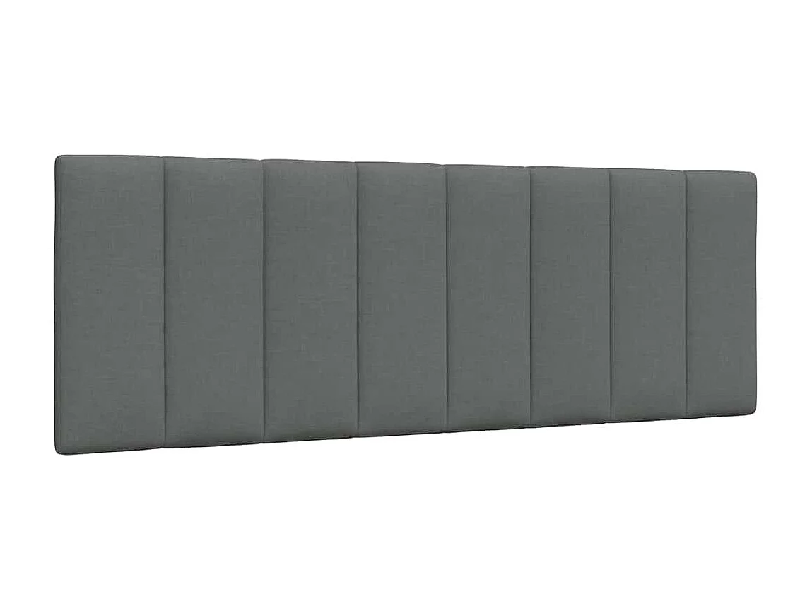 Lit simple | Lit adulte, enfant | Cadre de lit gris foncé 120x200 cm tissu