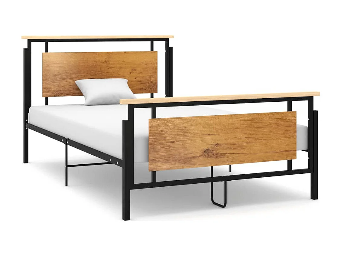 Lit simple | Lit adulte, enfant | Cadre de lit métal 120x200 cm