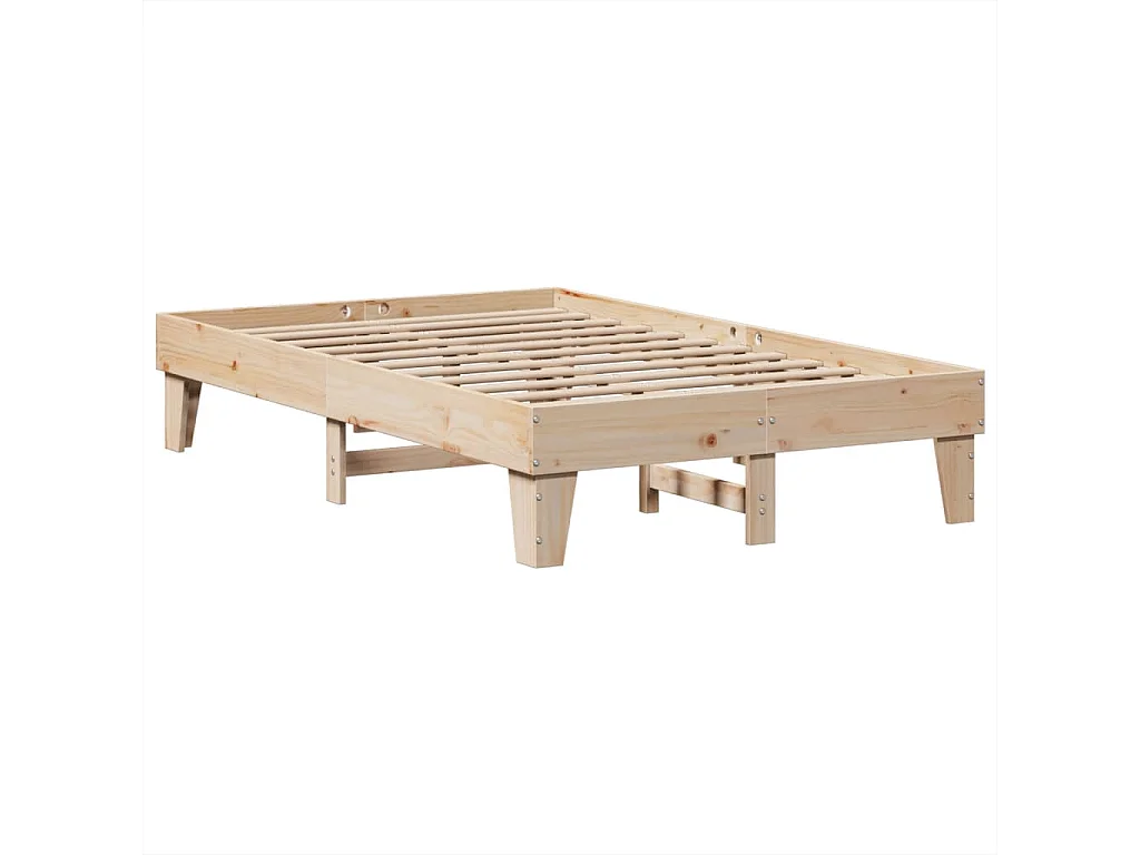 Lit double | Lit adulte | Cadre de lit 135x190 cm bois de pin massif