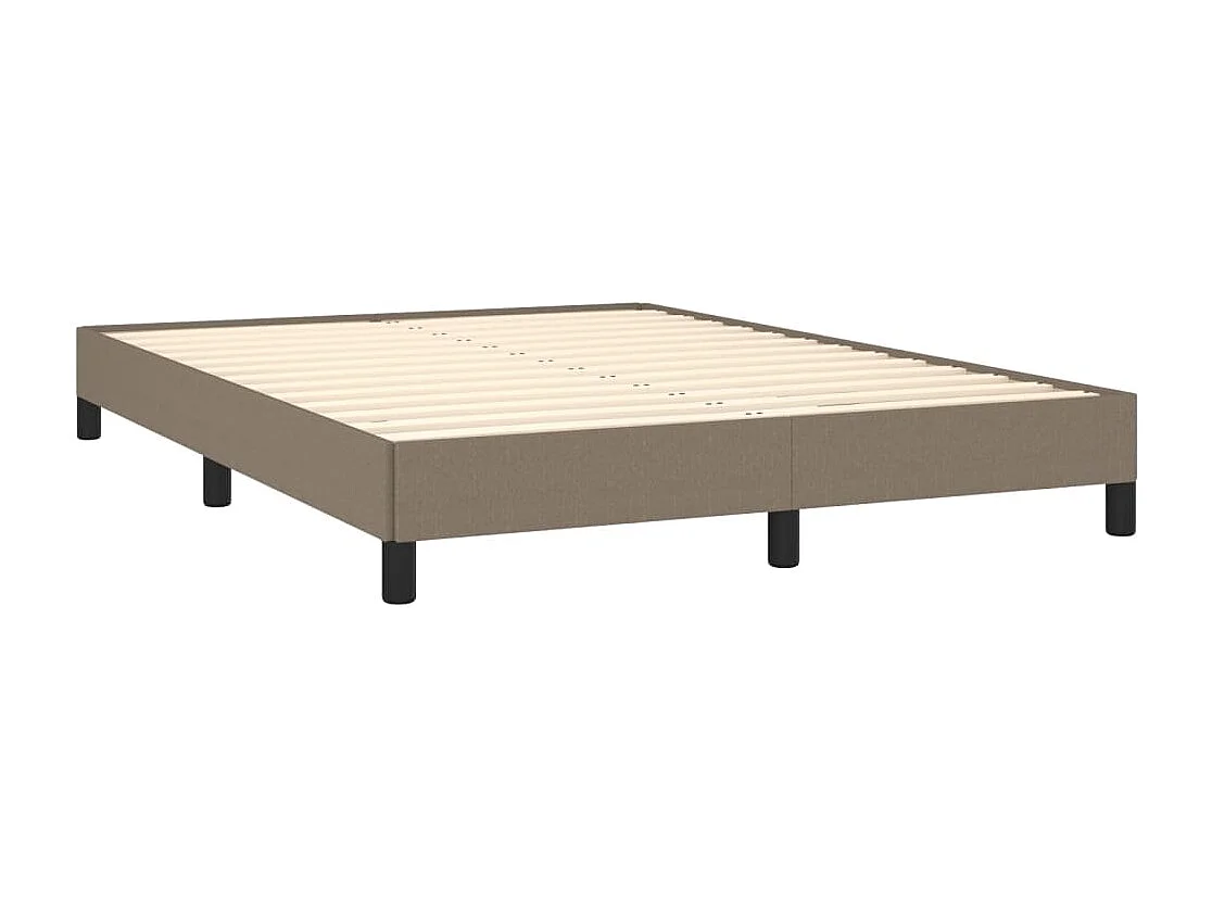 Lit double | Lit adulte | Cadre de lit taupe 140x190 cm tissu