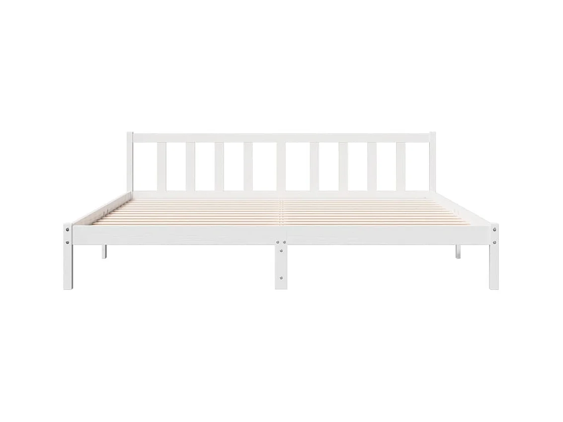 Lit double | Lit adulte | Cadre de lit extra long 180x210 cm bois massif pin