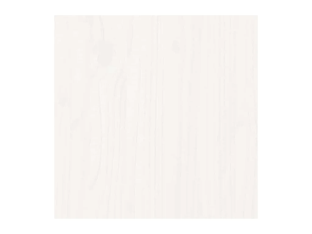 Lit simple | Lit adulte, enfant | Cadre de lit blanc 100x200 cm bois de pin massif